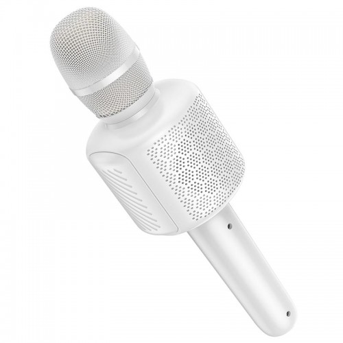 Караоке микрофон HOCO Shine karaoke microphone L24 |BT5.4, USB/TF/AUX, RGB| blue