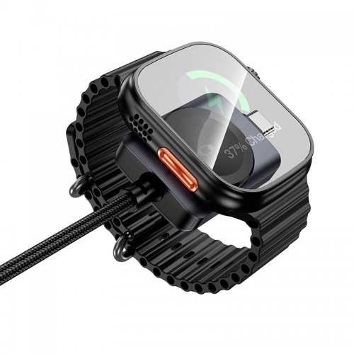 Заряджання Qi HOCO PD100W+iWatch 2-in-1 charging cable CW66 black