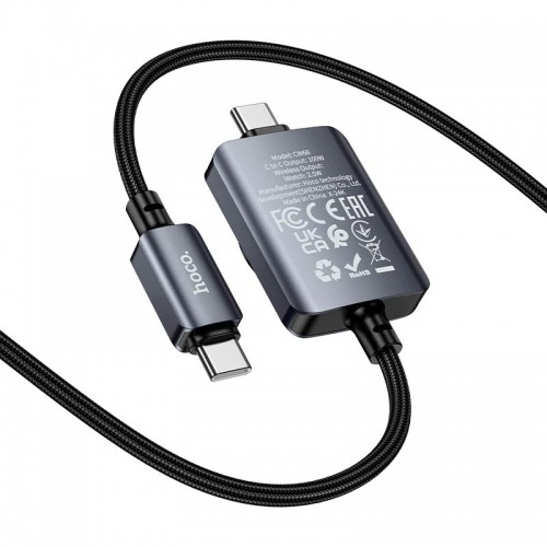 Заряджання Qi HOCO PD100W+iWatch 2-in-1 charging cable CW66 black