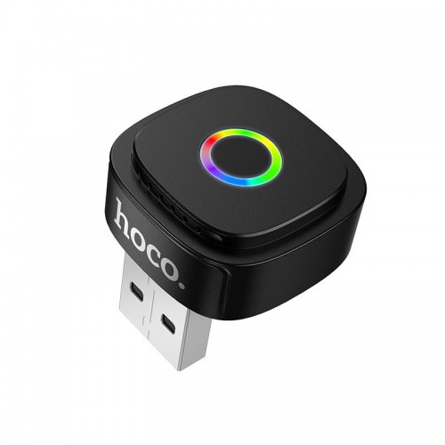 Адаптер HOCO mini car wireless CarPlay adapter DUP10 black