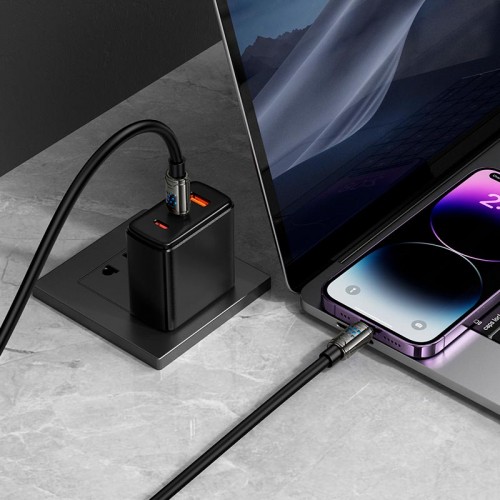 Кабель HOCO Type-C для Lightning Joy PD Charging Data Cable U143 |1.2m, 27W| black