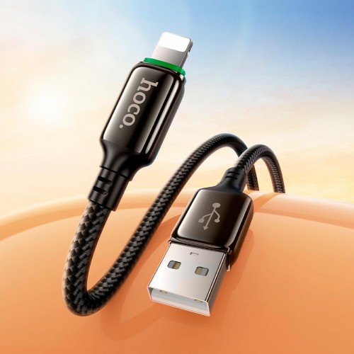 Кабель HOCO Lightning Exceed charging data cable X127 |1m, 12W| black