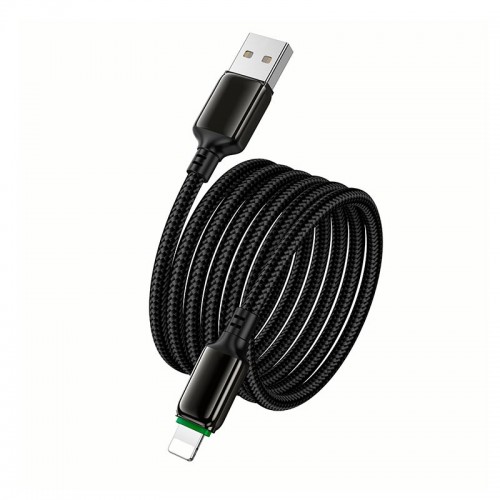 Кабель HOCO Lightning Exceed charging data cable X127 |1m, 12W| black