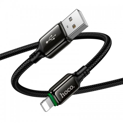 Кабель HOCO Lightning Exceed charging data cable X127 |1m, 12W| black