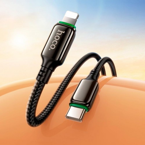Кабель HOCO C до Lightning Exceed PD Charging Data Cable X127 |1m, 30W| black