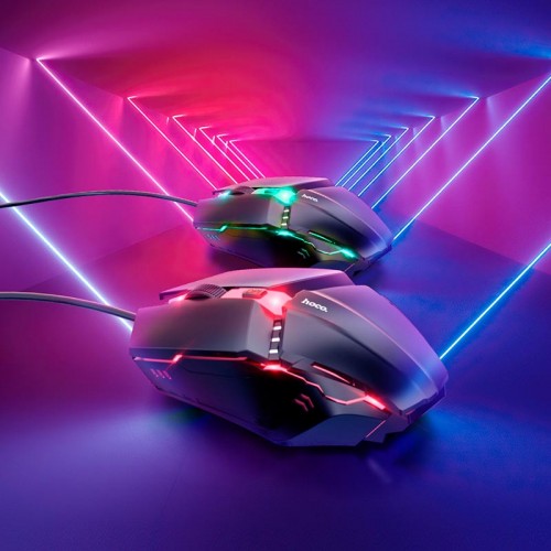 Набір Combo HOCO Luminous gaming keyboard and mouse set GM18 black