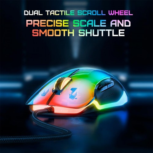 Мышь Onikuma RGB Backlit Wired Gaming Mouse CW925 |12800 DPI|