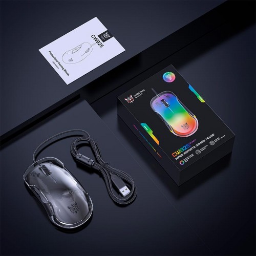 Мышь Onikuma RGB Backlit Wired Gaming Mouse CW925 |12800 DPI|