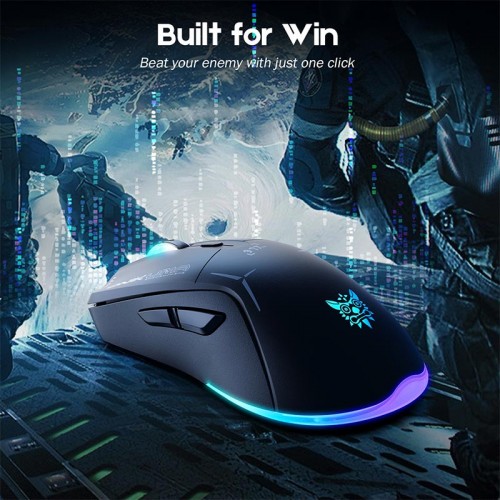 Миша Onikuma Wired + 2.4 G RGB Gaming Mouse CW917 |800-4800DPI black