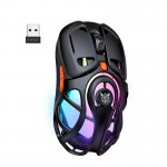 Миша Onikuma Tri Mode RGB gaming mouse DM02 |2.4G/BT/Type-C| grey