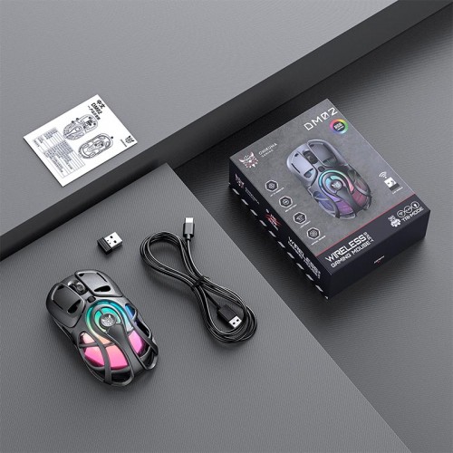 Мышь Onikuma Tri Mode RGB gaming mouse DM02 |2.4G/BT/Type-C|