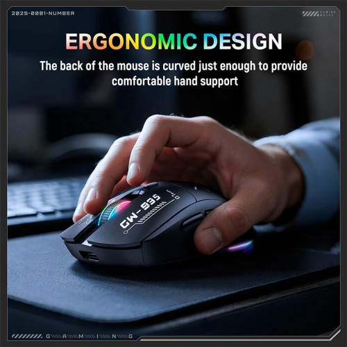 Мышь Onikuma Tri Mode RGB gaming mouse CW935 |2.4G/BT/Type-C|