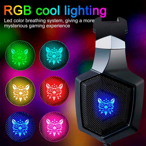 Навушники ONIKUMA Gaming K8 LED black
