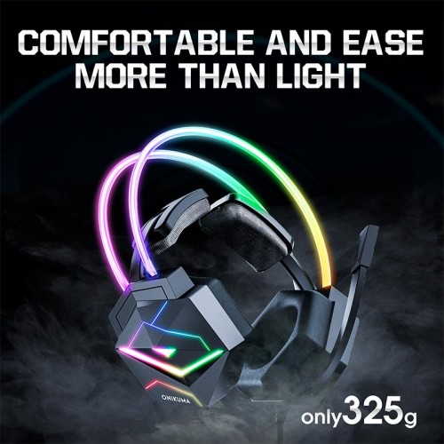 Навушники ONIKUMA Gaming with RGB LED X20 7.1 black