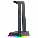 Тримач навушників Onikuma RGB Gaming ST-2 |3USB, AUX| black