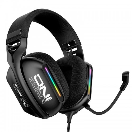Навушники Onikuma Noise Cancelling Headphone Wired Game Headset X12 |USB+3.5mm, RGB| black