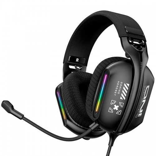 Навушники Onikuma Noise Cancelling Headphone Wired Game Headset X12 |USB+3.5mm, RGB| black
