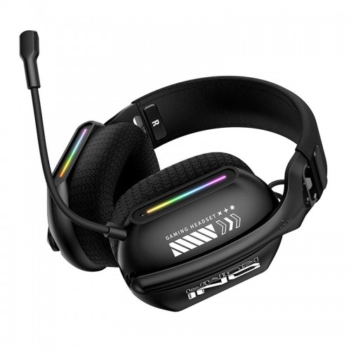 Навушники Onikuma Tri Mode gaming headphones GT808 |BT5.3/2.4G/3.5mm, 18/60H, RGB| black