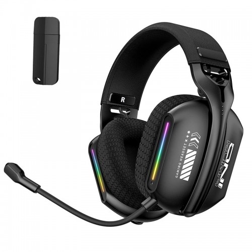 Навушники Onikuma Tri Mode gaming headphones GT808 |BT5.3/2.4G/3.5mm, 18/60H, RGB| black