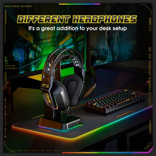 Навушники Onikuma wired gaming headphones X13 |3.5mm+USB, RGB| black