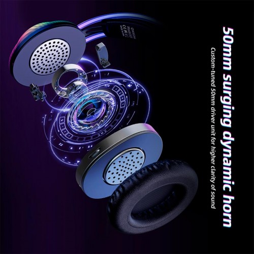 Навушники Onikuma wired gaming headphones X29 |3.5mm+USB, RGB| black