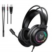 Наушники Onikuma wired gaming headphones X92 |3.5mm+USB, RGB| black