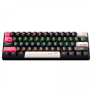 Клавіатура Onikuma USB with RGB Mechanical gaming keyboard 61 keys G55 |ENG Layouts| black