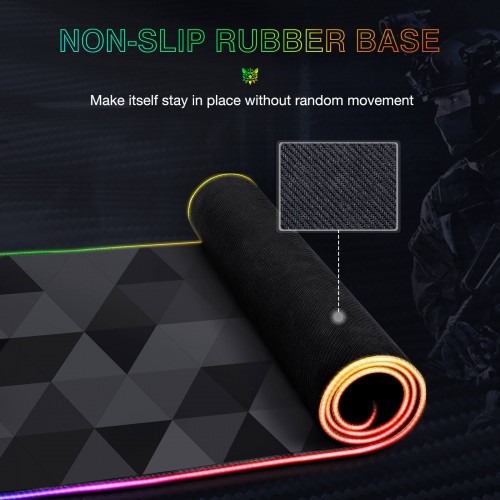Килимок для мишки ONIKUMA Gaming Mouse Pad RGB MP006 (G6)|800*300*4MM| black
