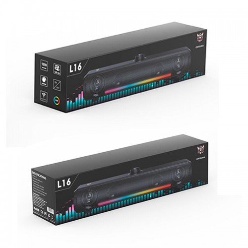 Акустика для ПК ONIKUMA RGB Backlight L16 |5Wx2, BT5.3/USB, Mic| black