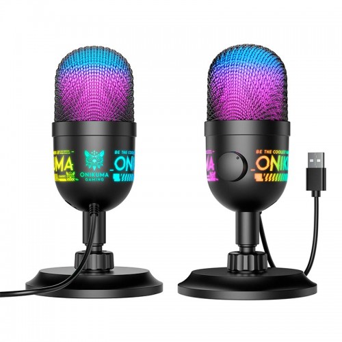 Мікрофон Onikuma RGB microphone M930 |USB, 1.8m| black