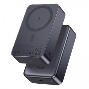 УМБ HOCO Original PD magnetic power bank 20000mAh J160B |1Type-C/1Lightning, 20W/3A, PD/QC| grey
