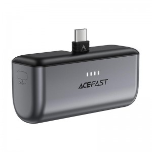 УМБ ACEFAST PD capsule power bank M9 5000mAh |1Type-C, 20W/3A, PD/QC| black