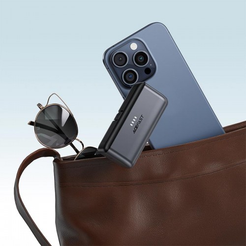 УМБ ACEFAST PD capsule power bank M9 5000mAh |1Type-C, 20W/3A, PD/QC| black