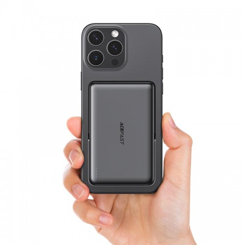 УМБ ACEFAST PD magnetic fast charging power bank with built-in stand M17 10000 mAh |1Type-C, 22.5W/3A, PD/QC| black