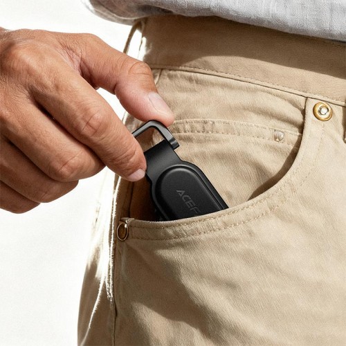 Пошуковий трекер Acefast keychain positioning device S4 |Apple Find My| black