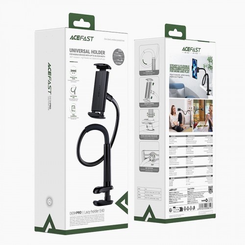 Тримач ACEFAST lazy holder E40 black