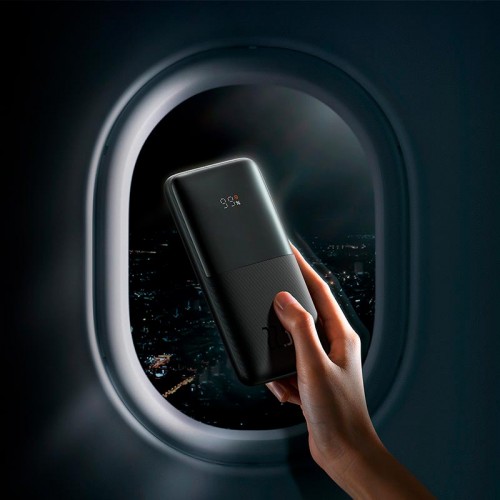 УМБ BASEUS Bipow Pro Digital Display Fast Charge Power Bank 10000mAh |2USB/Type-C, QC/PD, 22.5W/3A| (PPBD040002) white