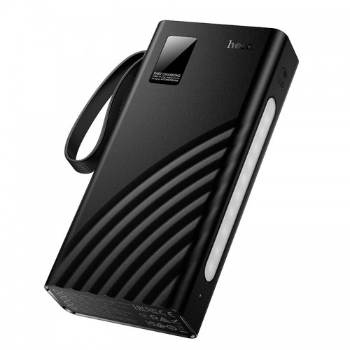 УМБ HOCO Shine PD+light 4-cable power bank J155 20000mAh |2USB/1Type-C, 22.5W/3A, PD/QC|