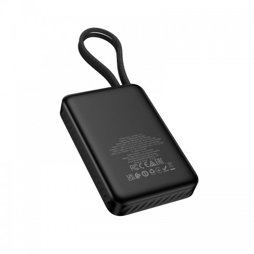 УМБ HOCO Edge PD fully compatible power bank with two cables J171 10000mAh |1USB/1Type-C, 22.5W/3A,