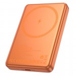 Ультратонкий повербанк MagSafe Hoco Q26A 10000mAh 20W Orange