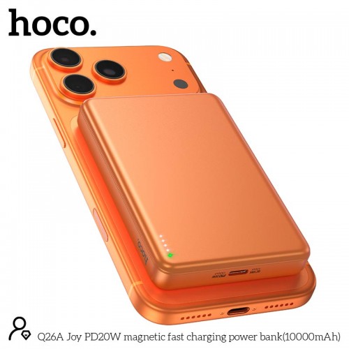 УМБ HOCO Joy PD magnetic fast charging power bank Q26A 10000mAh |1Type-C, 20W/3A, PD/QC|