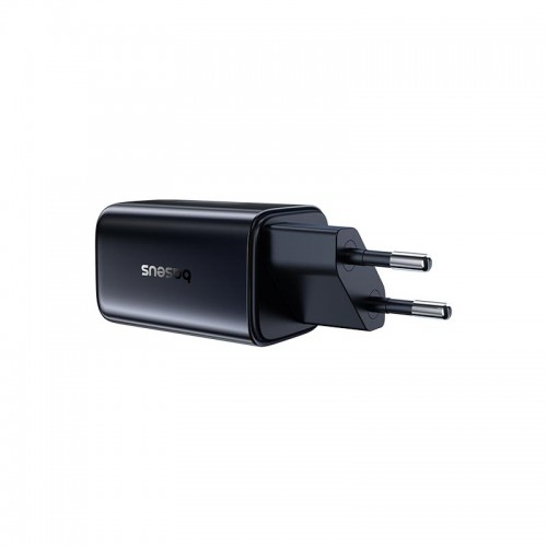 Адаптер мережевий BASEUS PicoGo AE11 Fast Charger |1USB/2Type-C, 67W/3A, PD/QC| black