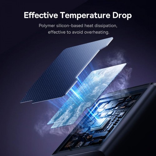 Адаптер сетевой BASEUS EnerFill FE11 Fast Charger |1USB/2Type-C, 100W/3A, PD/QC|