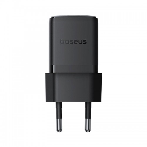Адаптер мережевий BASEUS C to C cable Palm Fast Charger set |1Type-C, 30W/3A, PD/QC| black