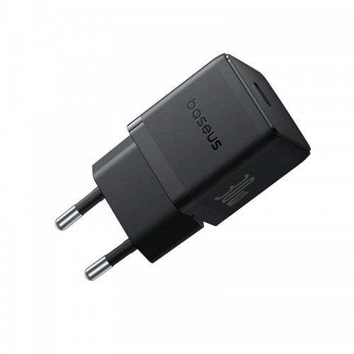 Адаптер мережевий BASEUS C to C cable Palm Fast Charger set |1Type-C, 30W/3A, PD/QC| black