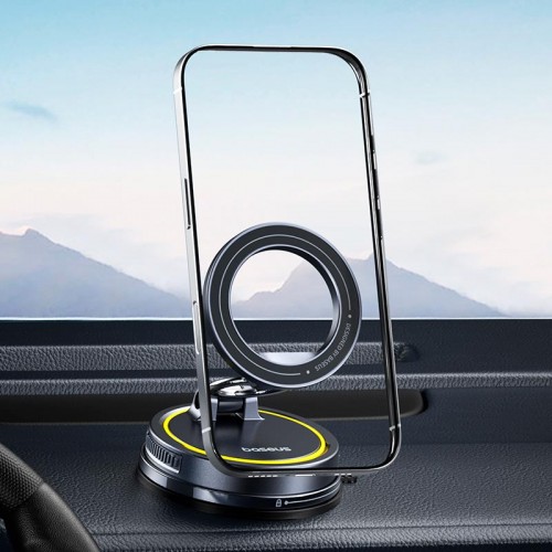 Тримач BASEUS VC2 Flex Magnetic Car Mount Suction Cup Veersion (C0013803) black
