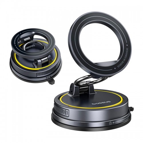 Тримач BASEUS VC2 Flex Magnetic Car Mount Suction Cup Veersion (C0013803) black