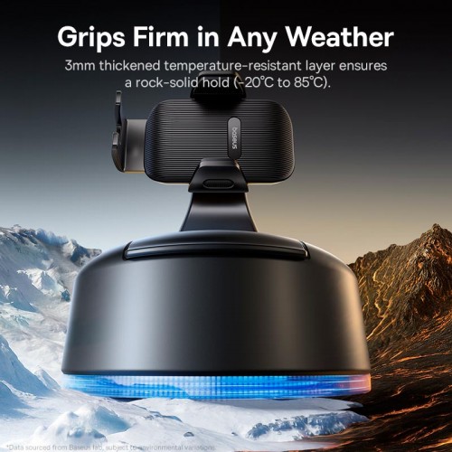 Тримач BASEUS PrimeTrip C03 Air Clamping Car Mount (Suction Cup Version) black