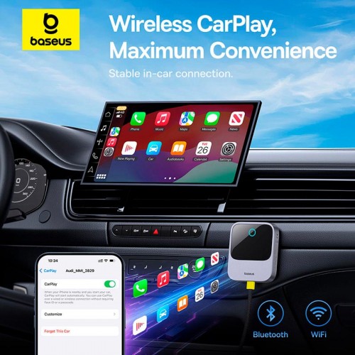 Адаптер BASEUS SafeJourney Series Wireless CarPlay Adapter (C10745100813-00)