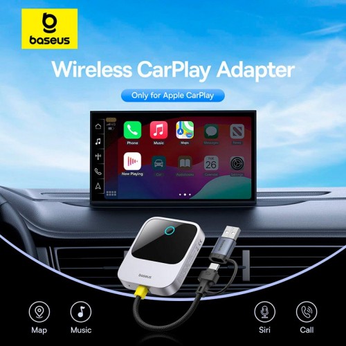Адаптер BASEUS SafeJourney Series Wireless CarPlay Adapter (C10745100813-00)